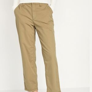 Woman Tan High-Waisted OGC Chino Pants